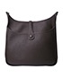 Evelyne 29 Taurillon Clemence in Chocolate, back view